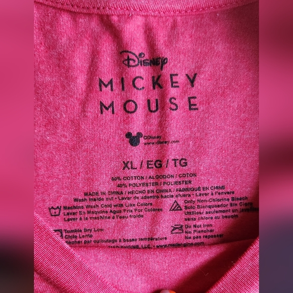 Disney Mickey Mouse Distressed Head Vintage Silhouette Men's Adult Graphic T-Shi - Picture 4 of 5